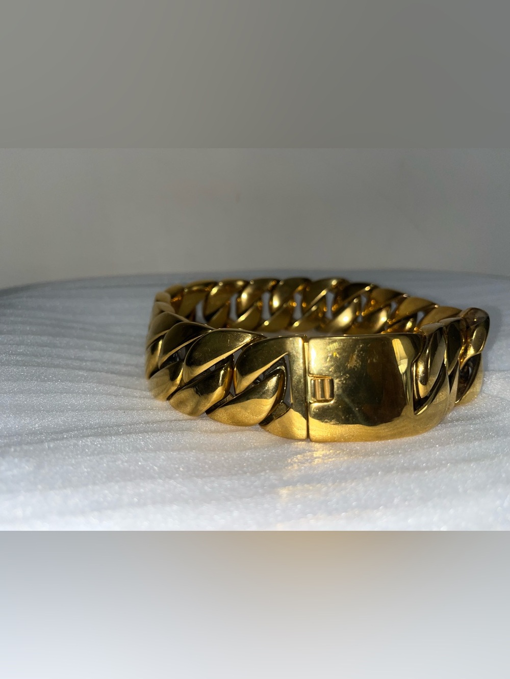 24k Cuban chunky necklace